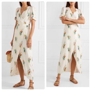 Madewell Ruffle Sleeve Maxi Dress Classic Corsage
